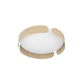 Plafón LED acero beige 20W cálida Ø370 VALCASOTTO - EG3504