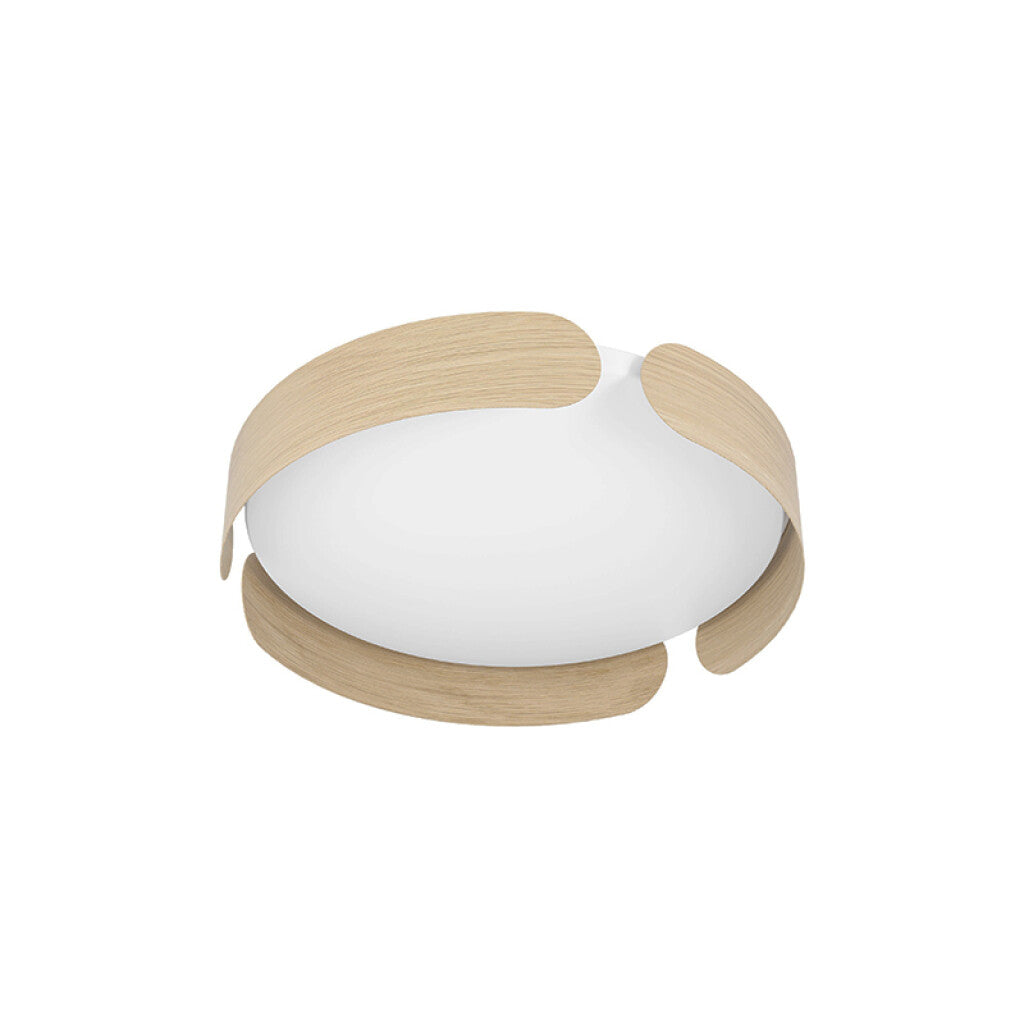 Plafón LED acero beige 20W cálida Ø370 VALCASOTTO - EG3504