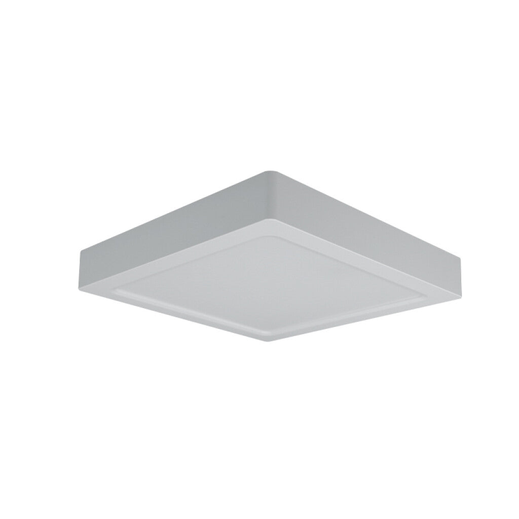 Plafón LED cuadrado IP44 15W cálido 220mm - IX2213