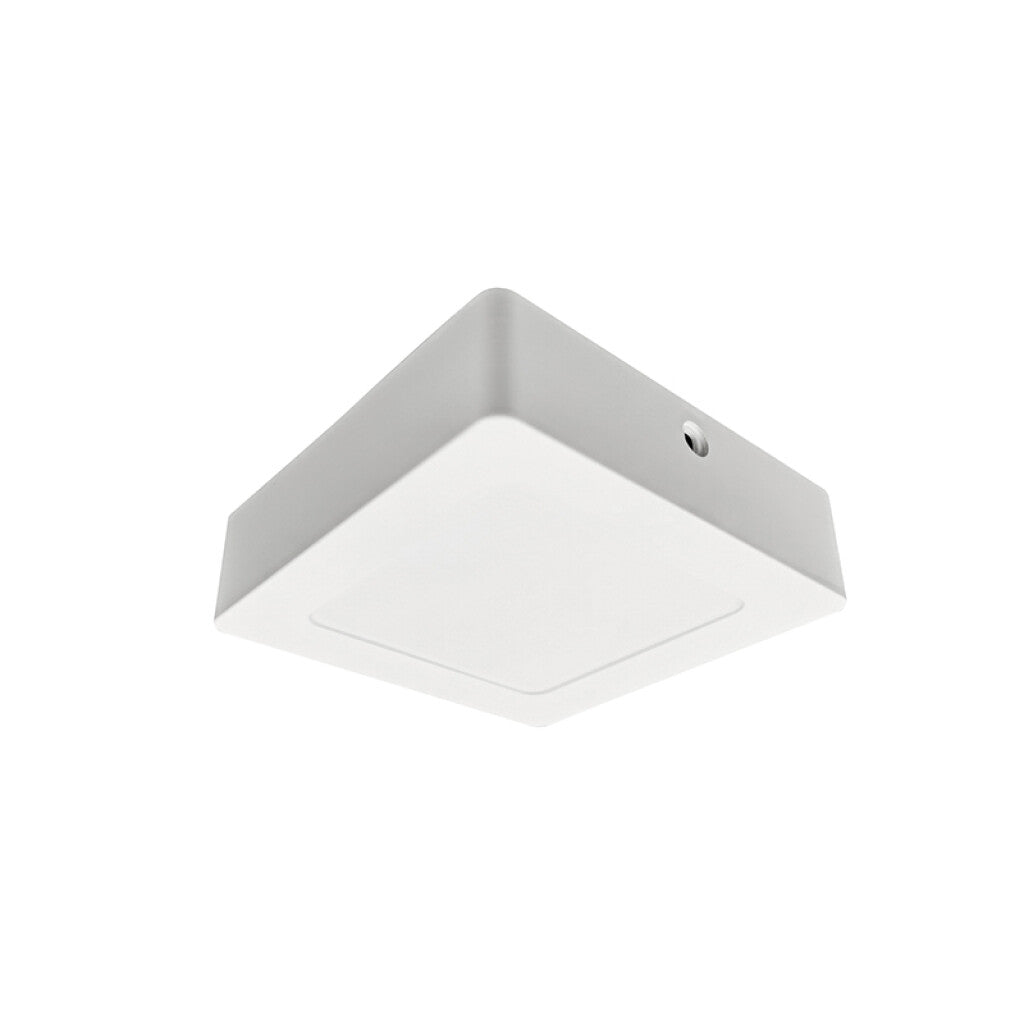 Plafón LED cuadrado IP44 5W neutro 120mm - IX2209X
