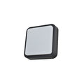 Plafón LED cuadrado negro dif.opal IP45 neutra 10W - IX9856X
