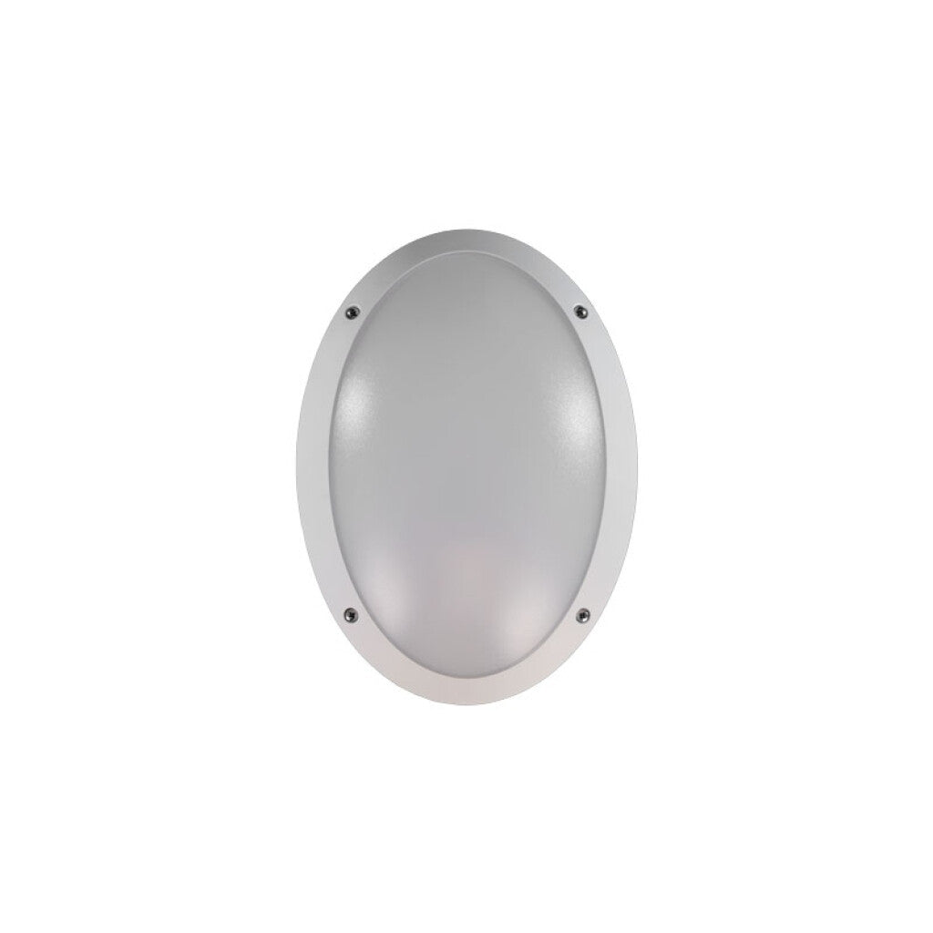Plafón LED oval blanco IP66 E27 330x230mm MADDI1V3 - FL0460