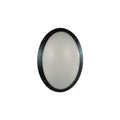 Plafón LED oval negro IP66 E27 330x230mm MADDI 1V3 - FL0450