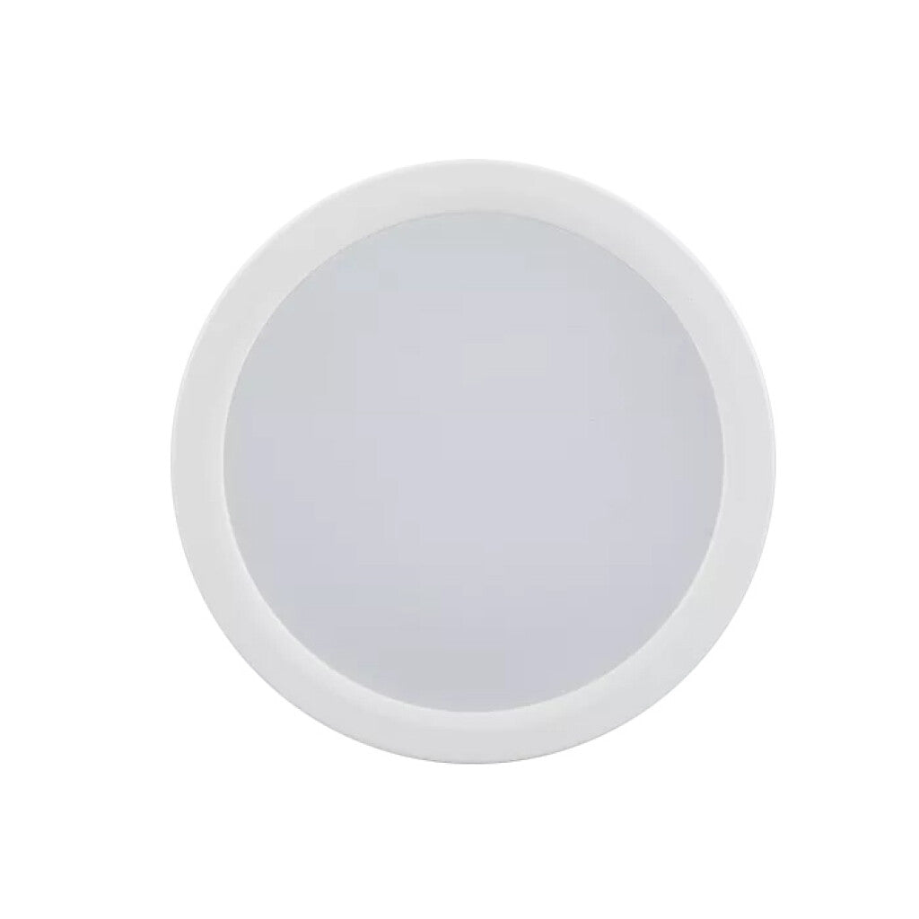 Plafón LED redondo 12W blanco, luz neutra Ø150mm - NV2123