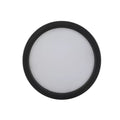 Plafón LED redondo 18W negro, luz neutra Ø200mm - NV2125
