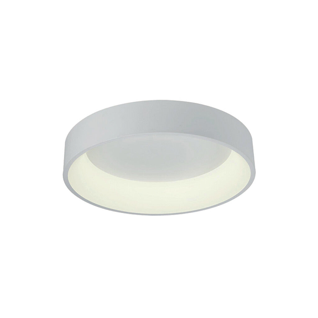 Plafón LED redondo blanco+difusor 27W cálida Ø45cm - IX9350