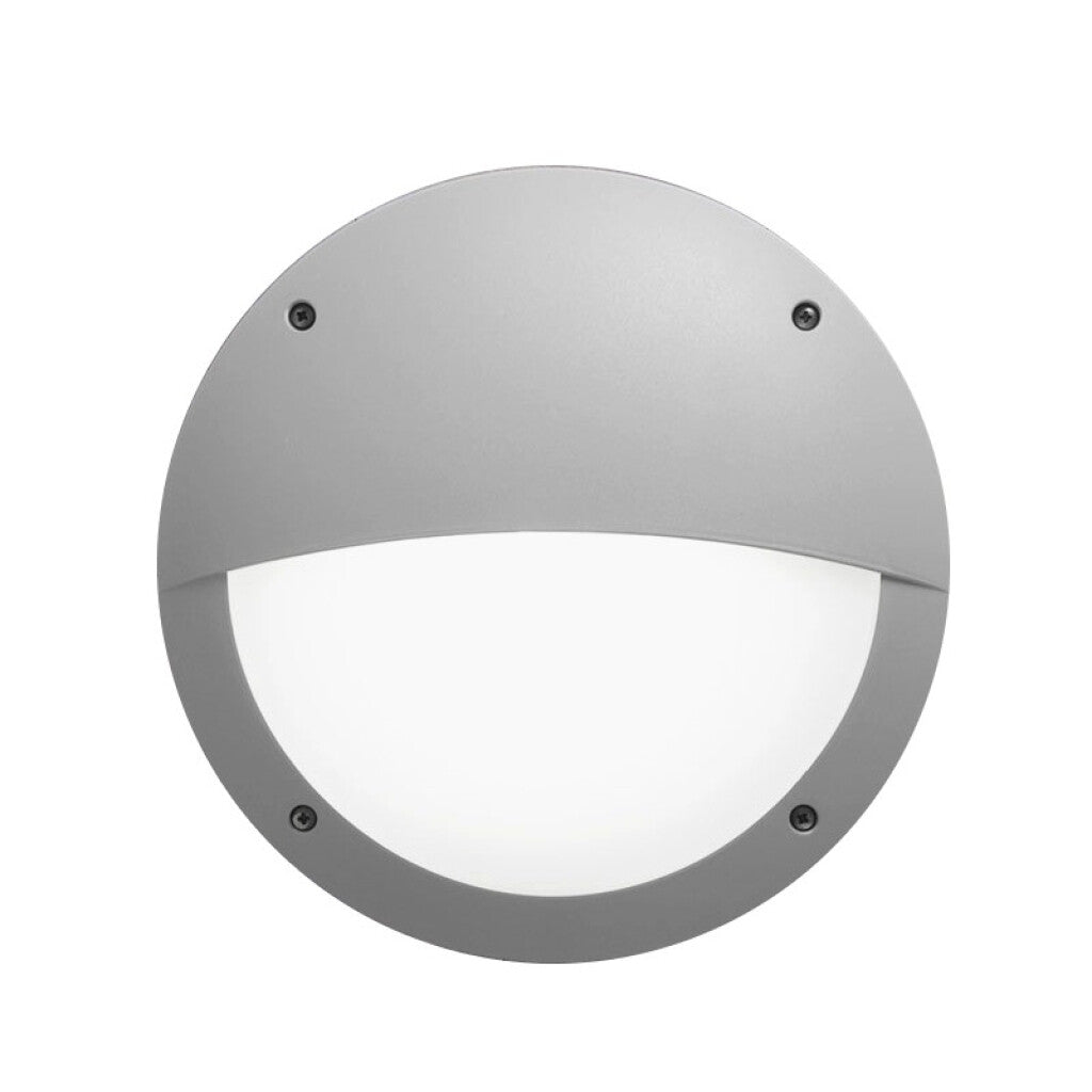 Plafón LED redondo gris IP66 E27 Ø300mm LUCIA-EL - FL0440