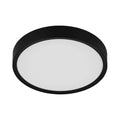 Plafón LED redondo negro 16,8W 3000K Ø340 MUSURITA - EG3412