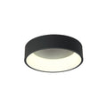 Plafón LED redondo negro 27W luz cálida Ø450x110mm - IX9352
