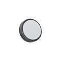 Plafón LED redondo negro dif.opal IP45 cálida 10W - IX9854