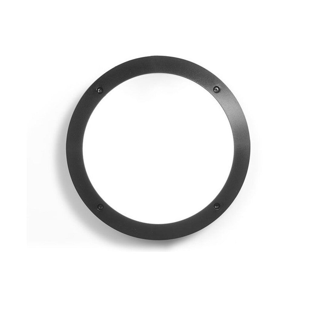 Plafón LED redondo negro IP66 E27 Ø300mm LUCIA 1R3 - FL0400