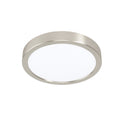 Plafón LED redondo níquel16,5W 3000K Ø210mm FUEVA5 - EG3448