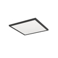 Plafón negro LED cuad. 17,6W blanco dinám. 39x39cm - EG3619