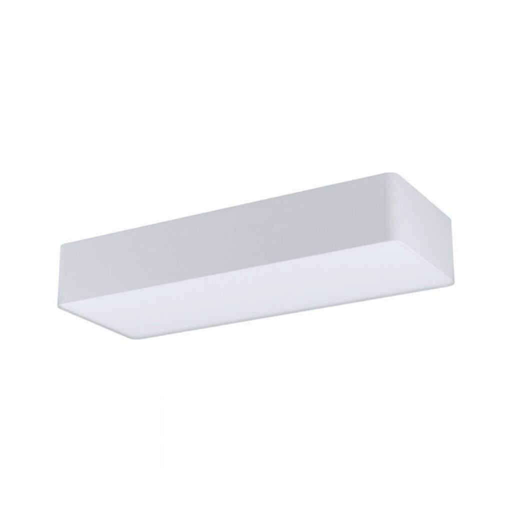 Plafón rectangular blanco dif.opal 3xE27 POSADERRA - EG3379