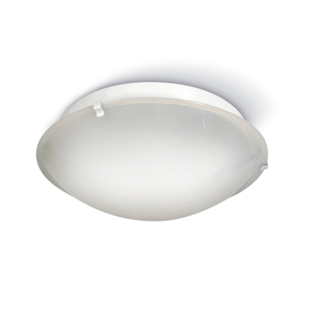 Plafón redondo con difusor de policarbonato, Ø25cm - JU0204