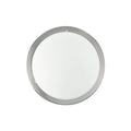 Plafón redondo LED blanco/níquel luz fría Ø290mm - EG0772