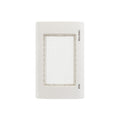 Plaq. c/membrana estanca 3 mód. blanca Atenea Plus - M48610
