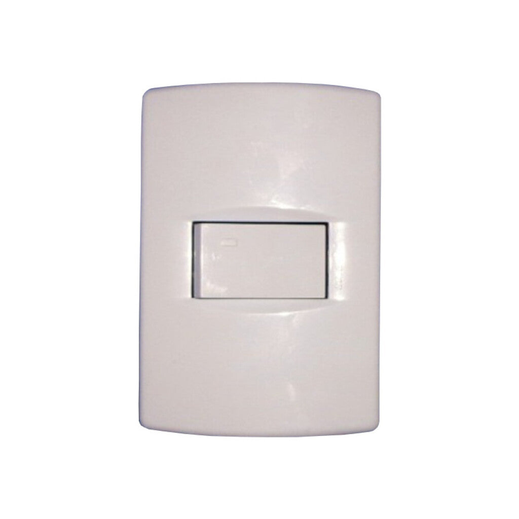 Plaqueta 1 módulo c/ soporte+bastidor blanche Sica - SK3410