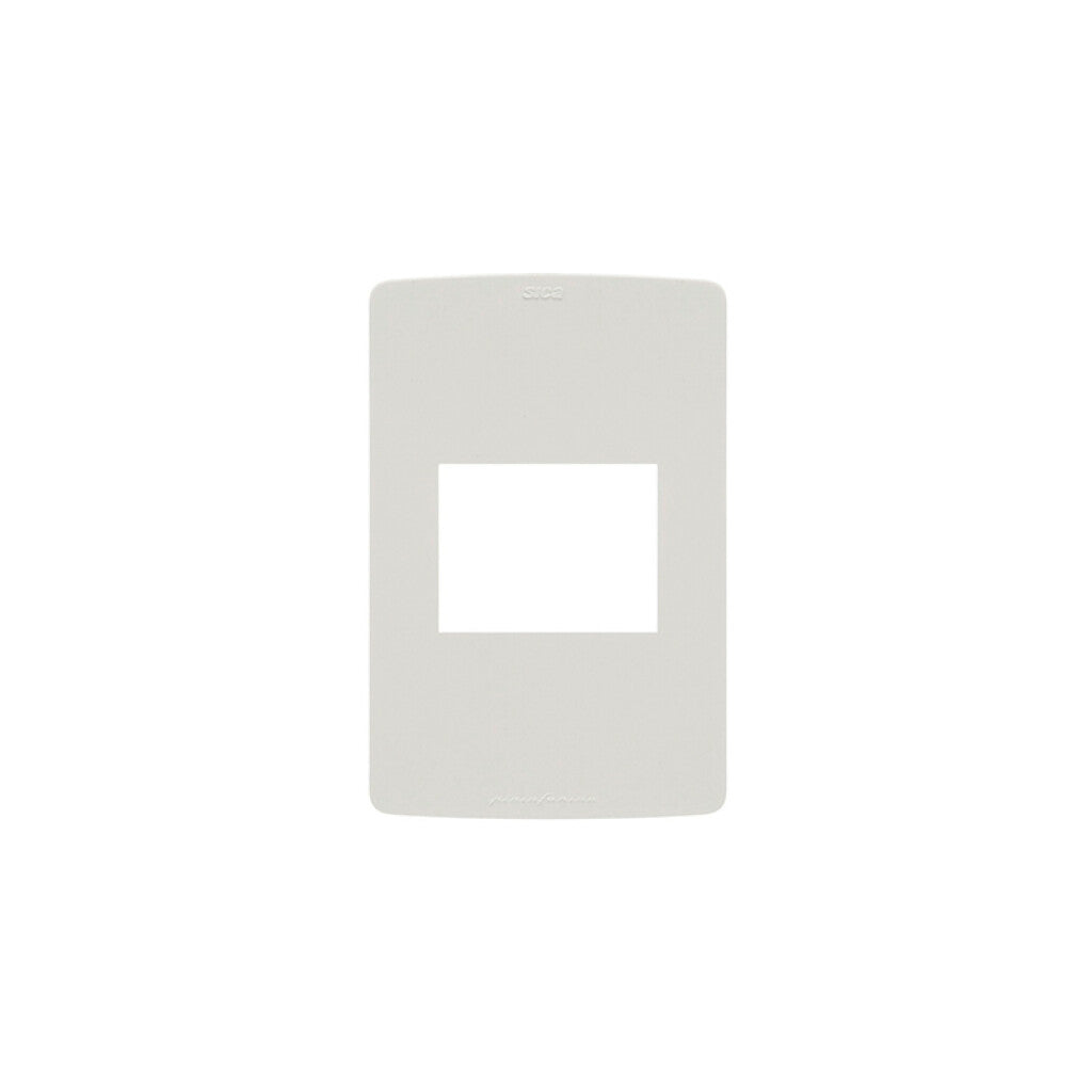 Plaqueta 2 módulos s/bastidor bianco reale Silight - SK3152
