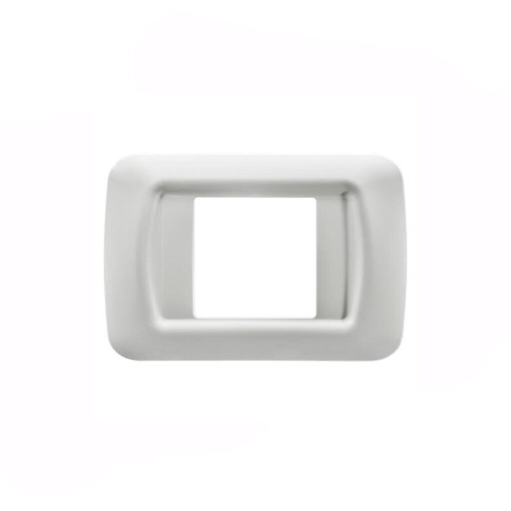 Plaqueta 2 módulos s/bastidor, blanco - GC2502