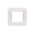 Plaqueta 2X2" p/2 módulos blanco - Loft - C57004