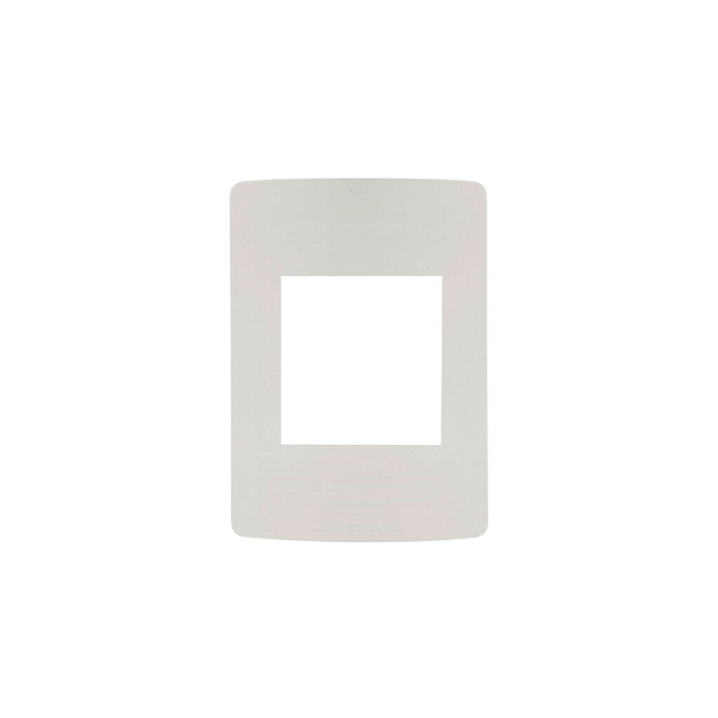 Plaqueta 3 módulos s/bastidor bianco reale Silight - SK3153