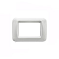 Plaqueta 3 módulos s/bastidor, blanco - GC2503