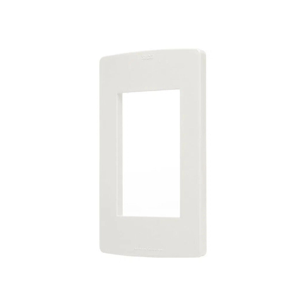 Plaqueta 4 módulos s/bastidor bianco reale Silight - SK3154