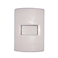 Plaqueta armada 1 int.unipolar blanco blanche Sica - SK3420