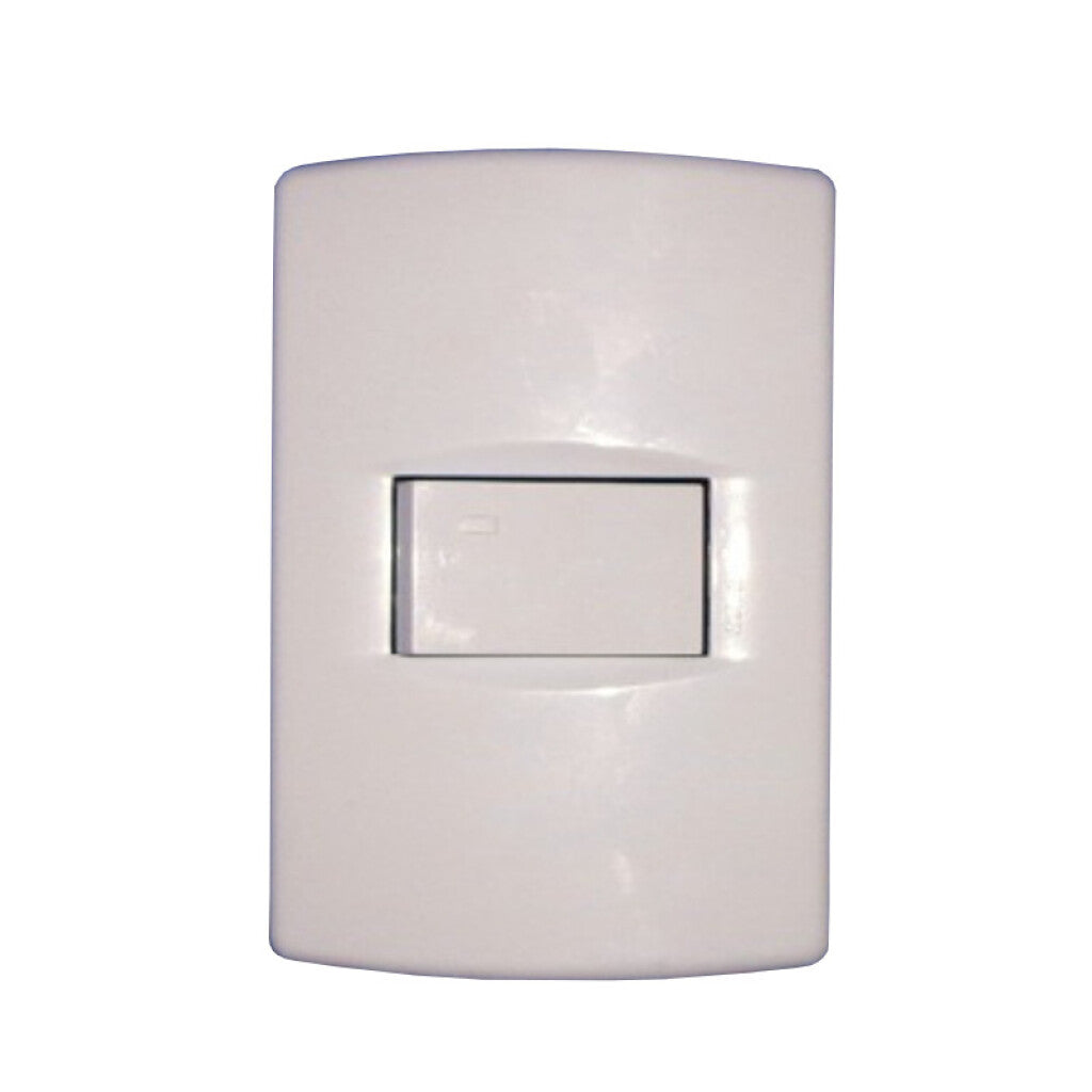 Plaqueta armada 1 int.unipolar blanco blanche Sica - SK3420