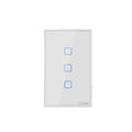 Plaqueta inteligente WIFI blanca 3 int + RF SONOFF - SO0060