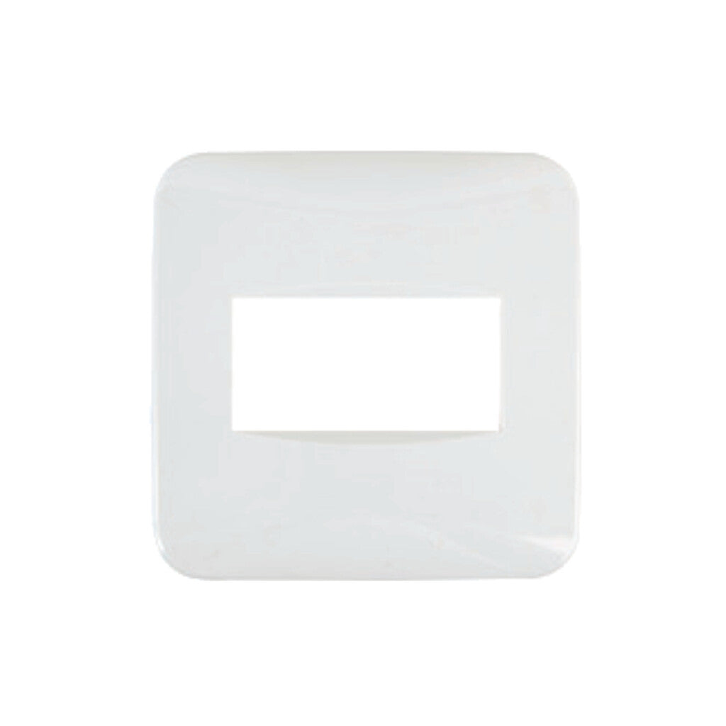 Plaqueta p/1 módulo, blanco - Mini Reggio - M46902
