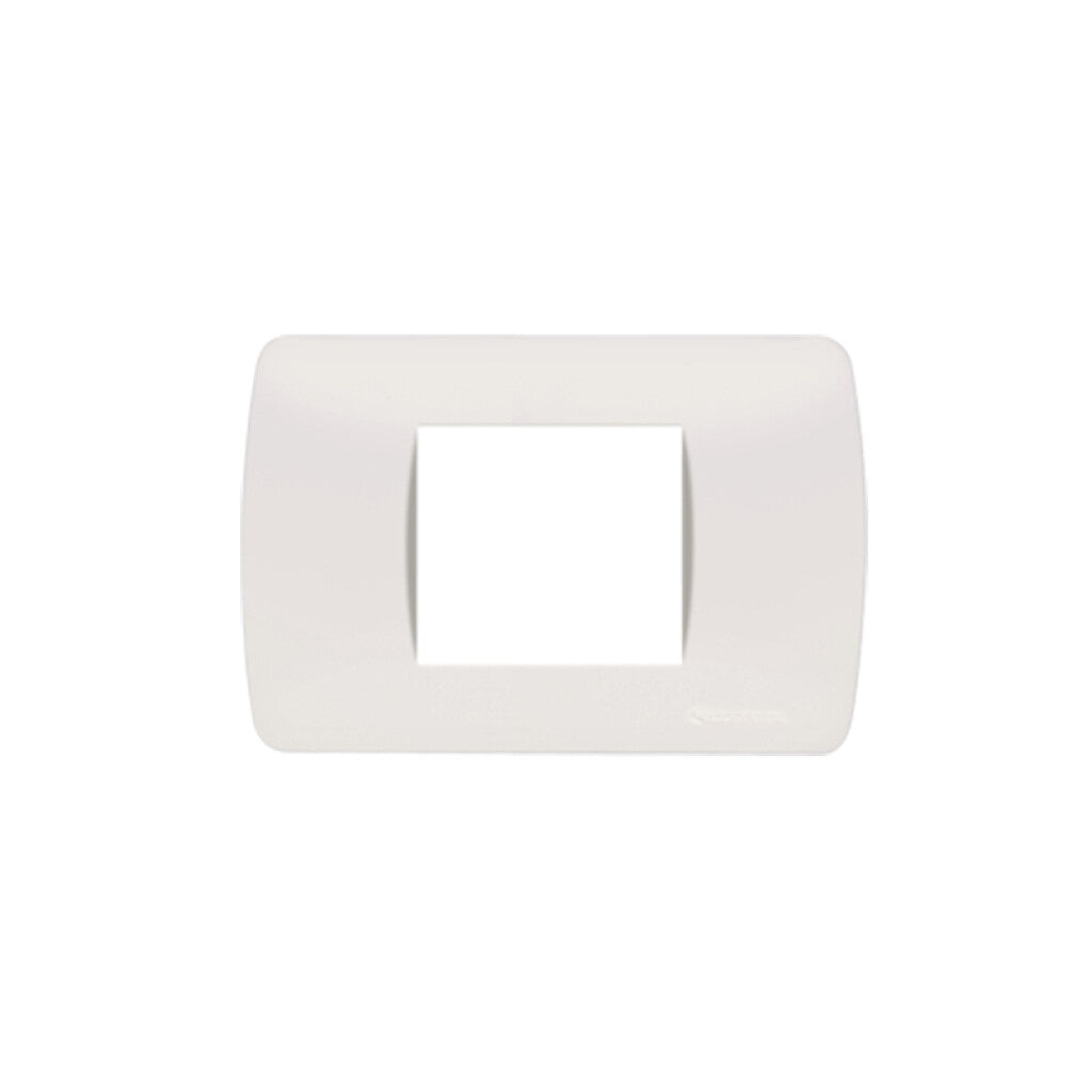 Plaqueta p/1 módulo doble blanco - Loft - C56947