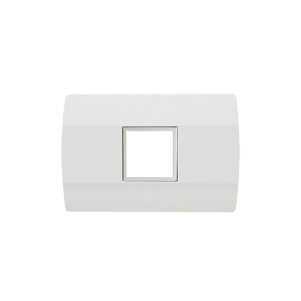 Plaqueta p/1 módulo doble - Visione blanco - C53512