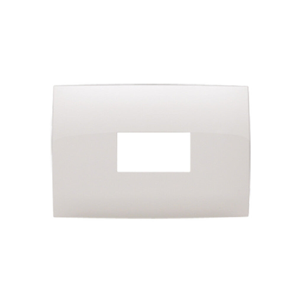 Plaqueta p/1 módulo vertical - Presta blanco - C51514