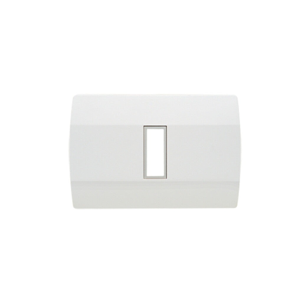 Plaqueta p/1 módulo - Visione blanco - C53501