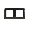 Plaqueta p/2 + 2 módulos, gris - Mini Reggio - M46918