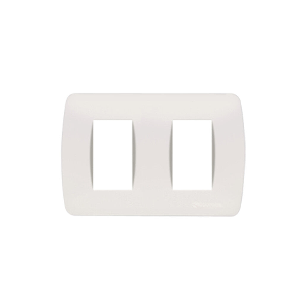 Plaqueta p/2 módulos blanco - Loft - C56934