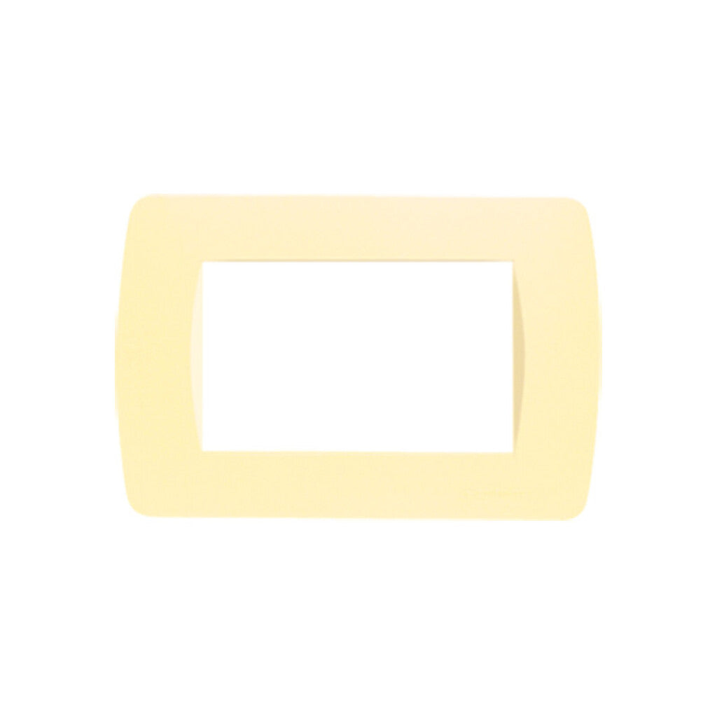 Plaqueta p/3 módulos amarillo claro pastel - Loft - C56995