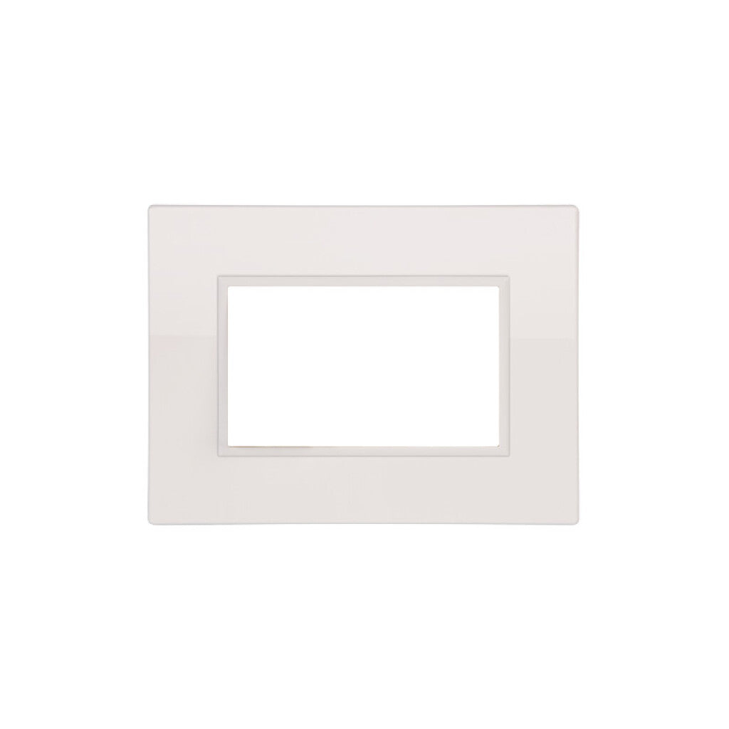 Plaqueta p/3 módulos blanco - Duomo Flat - C56520
