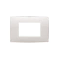 Plaqueta p/3 módulos - Presta blanco - C51518