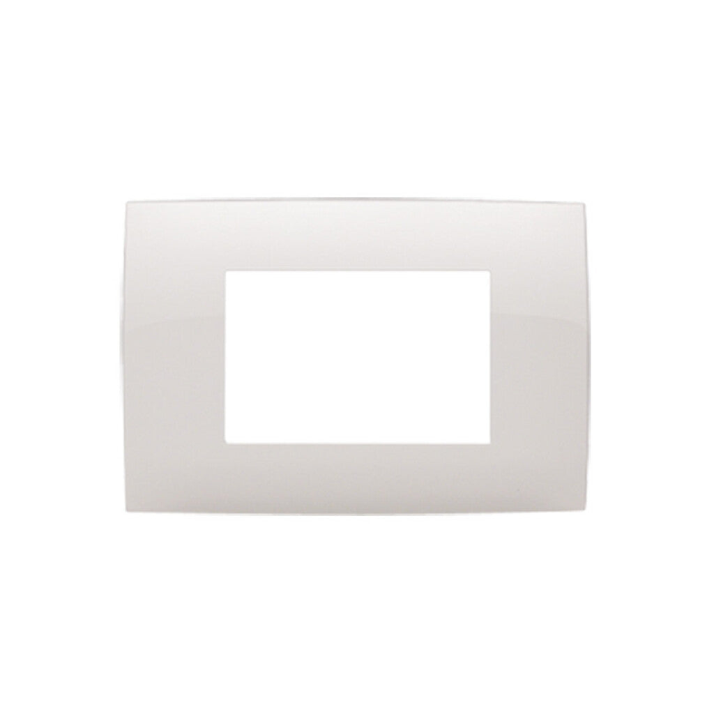 Plaqueta p/3 módulos - Presta blanco - C51518