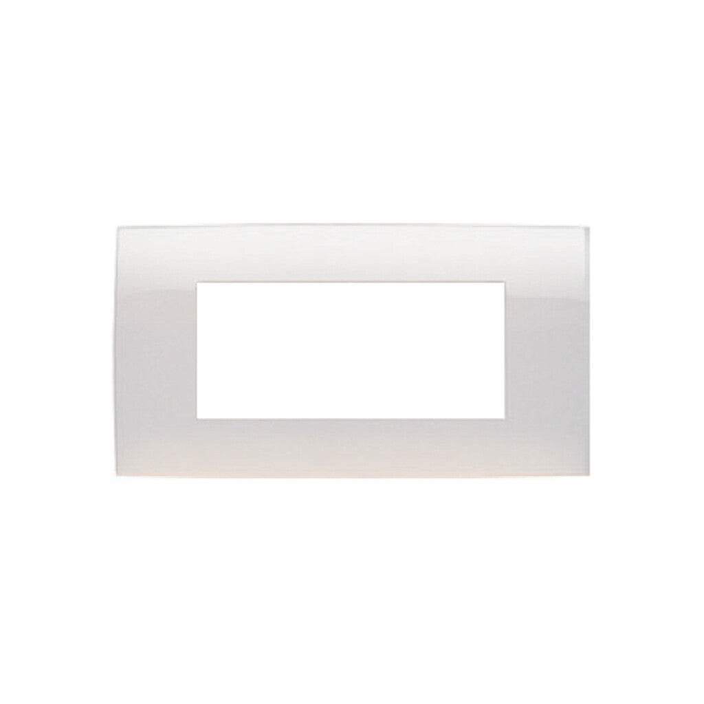 Plaqueta p/4 módulos - Presta Pro blanco - C51329