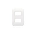 Plaqueta para 2 módulos blanco - Atenea Plus - M48605