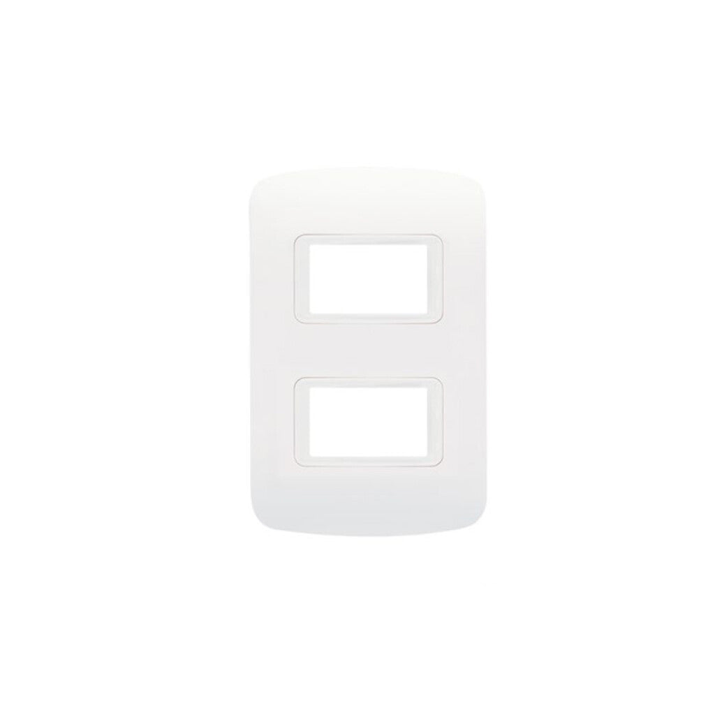 Plaqueta para 2 módulos blanco - Atenea Plus - M48605