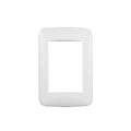 Plaqueta para 3 mód. inyectada blanco - Reggio - M46604