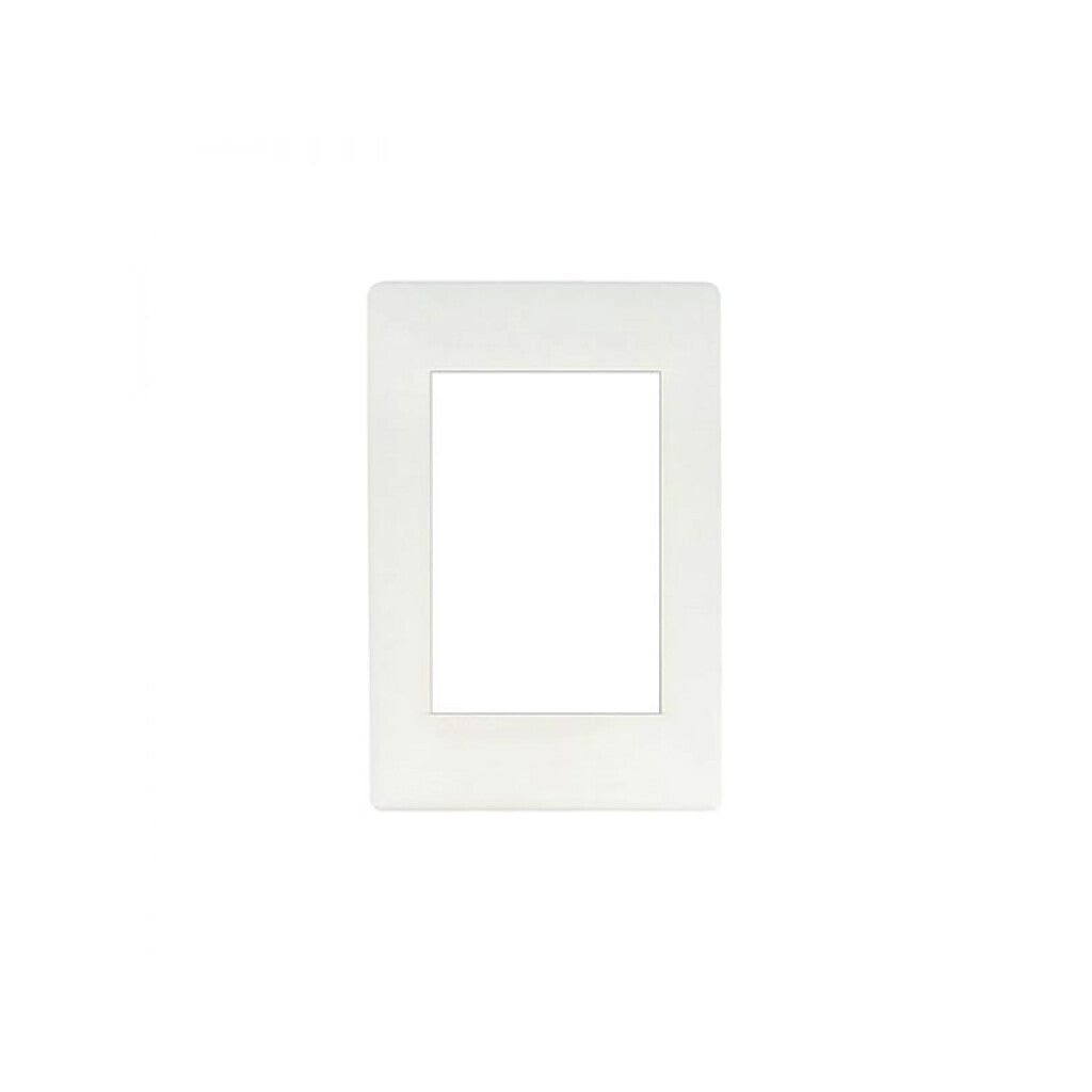 Plaqueta para 3 módulos blanco - Petra - M46604RP3
