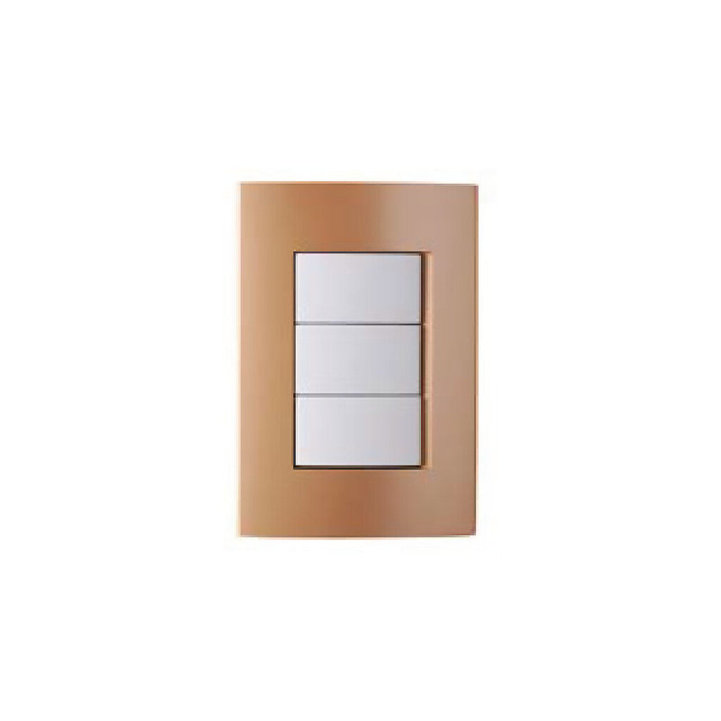 Plaqueta satinada dorado 3M s/bastidor en blister - RO2604