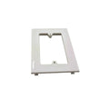 Porta plaqueta universal bajo para ducto 100x50mm - TA5087