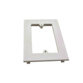 Porta plaqueta universal bajo para ducto 100x50mm - ZO0774